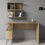 Hanah Home Extra 2 - Oak Mesa de estudio y estantería
